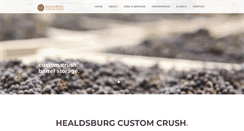 Desktop Screenshot of healdsburgcustomcrush.com