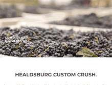 Tablet Screenshot of healdsburgcustomcrush.com